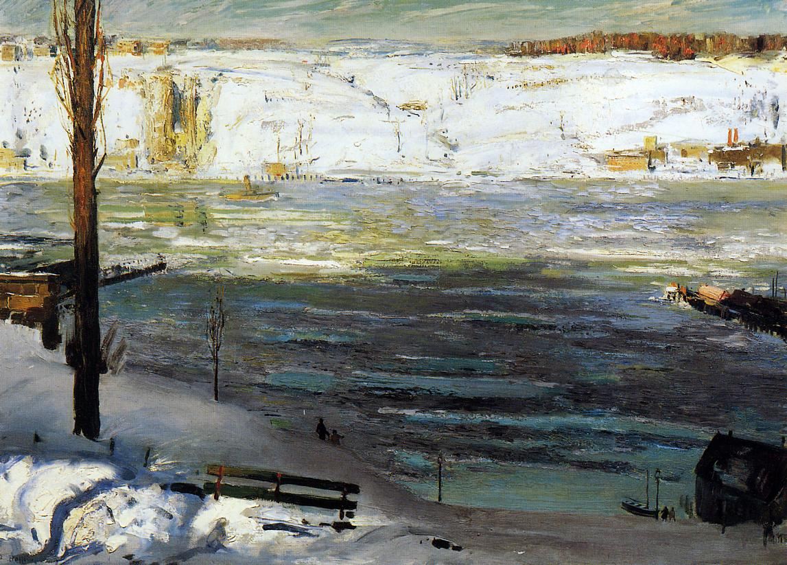 George Bellows Floating Ice